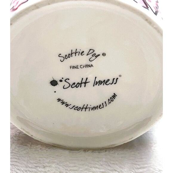 "Scottie" Lover's Pair-Scott Inness 12oz Mug, Princess House Crystal Scottie - Picture 6 of 7